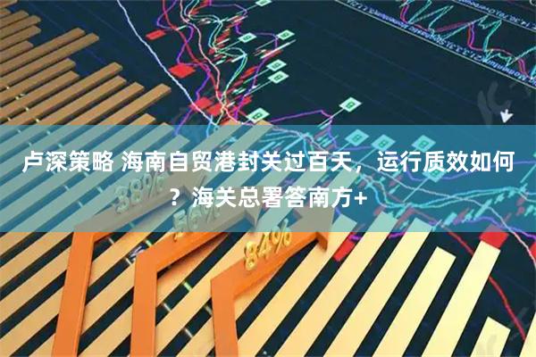卢深策略 海南自贸港封关过百天，运行质效如何？海关总署答南方+