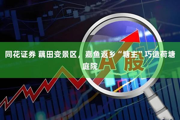 同花证券 藕田变景区，嘉鱼返乡“塘主”巧造荷塘庭院